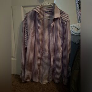 A men’s dress shirt